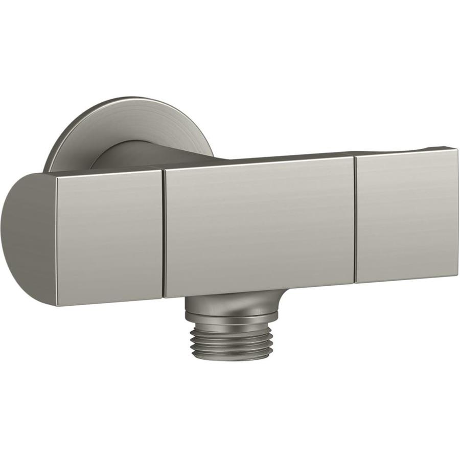 KOHLER 0.5in Vibrant Brushed Nickel Shower Wall Bracket in the