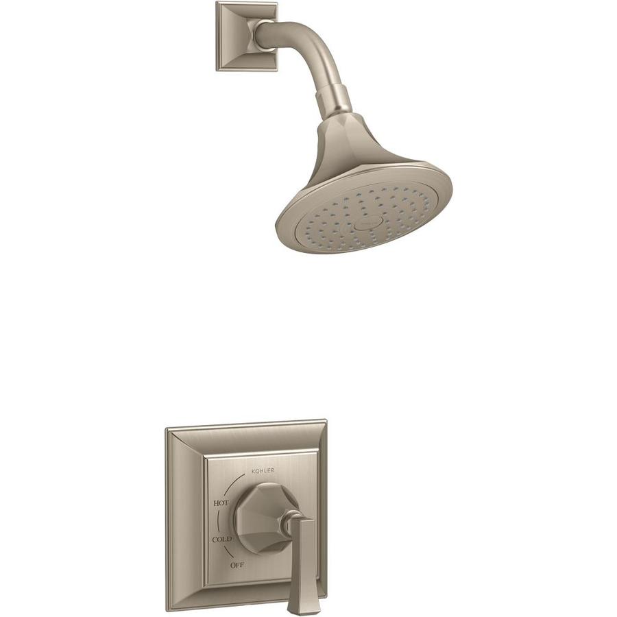 KOHLER Memoirs Vibrant Brushed Bronze 1Handle Shower Faucet in the Shower Faucets department at