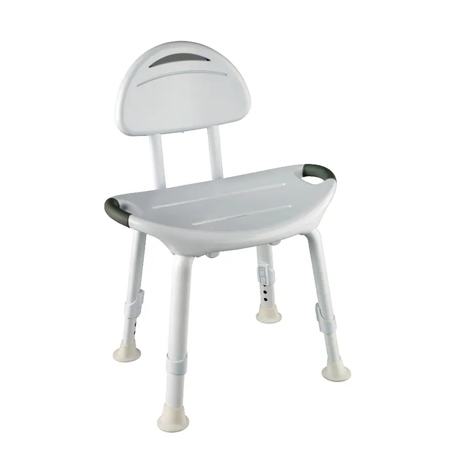 Delta White Plastic Freestanding Shower Chair in the Shower Seats