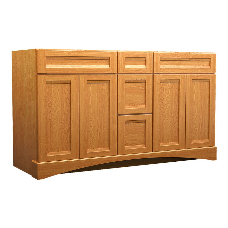 KraftMaid 60in Praline Bathroom Vanity at