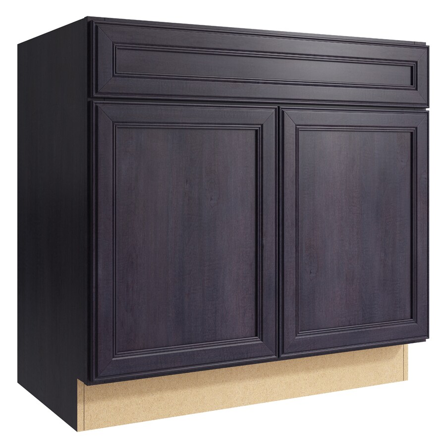 KraftMaid Momentum Bellamy 36in Dusk Bathroom Vanity at