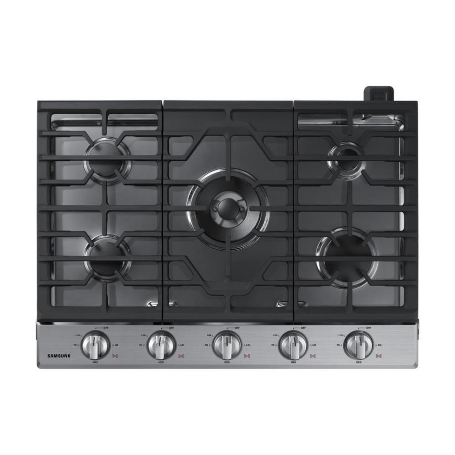 Samsung Premium 5Burner Gas Cooktop (Stainless Steel) 30in