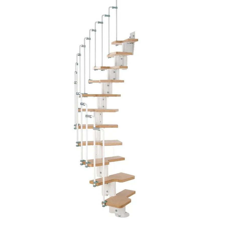 Shop Arke Karina x 9.25ft White Modular Staircase Kit at