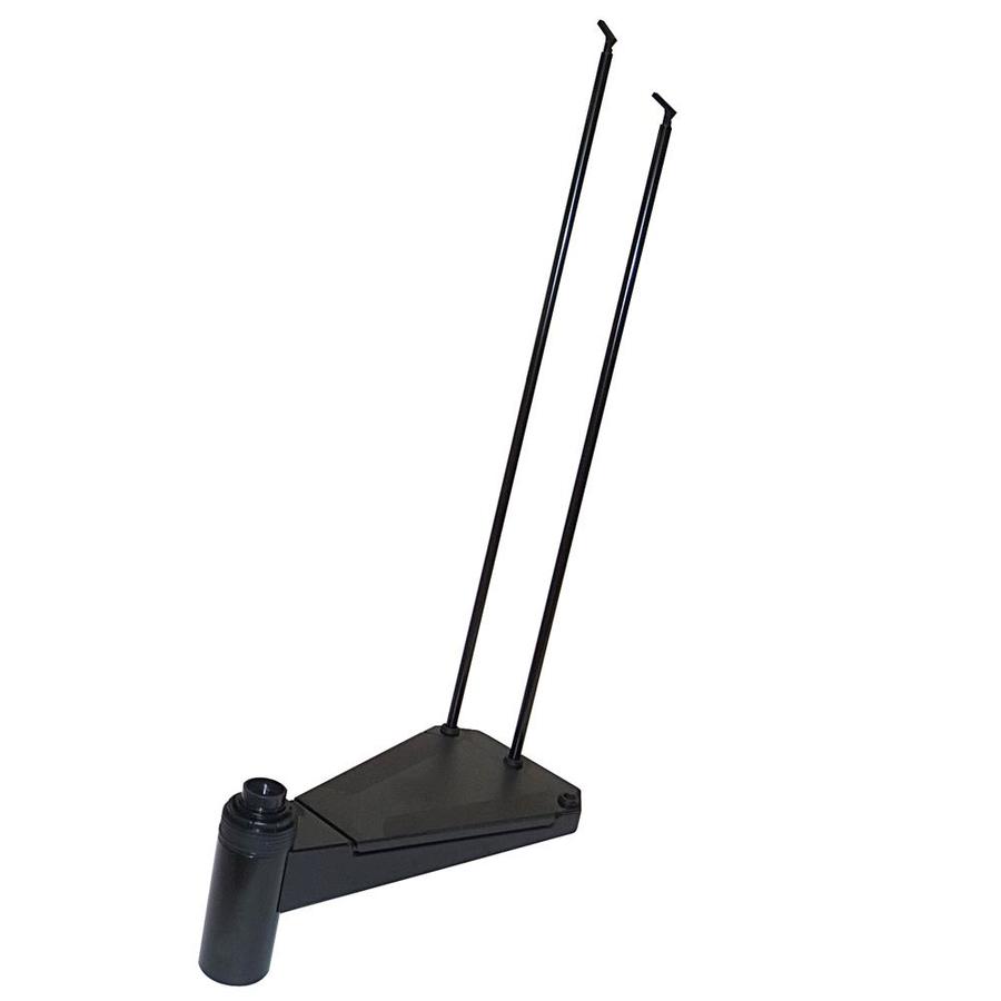 Arke Civik 20.25in x 13.1in Black Painted Steel Stair Riser at