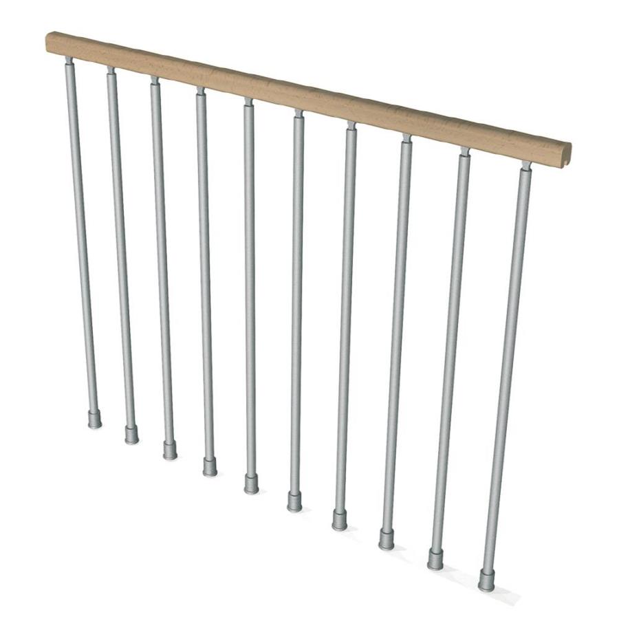 Shop Arke Kompact 3.9ft Gray Prefinished Beechwood PowderCoated Steel