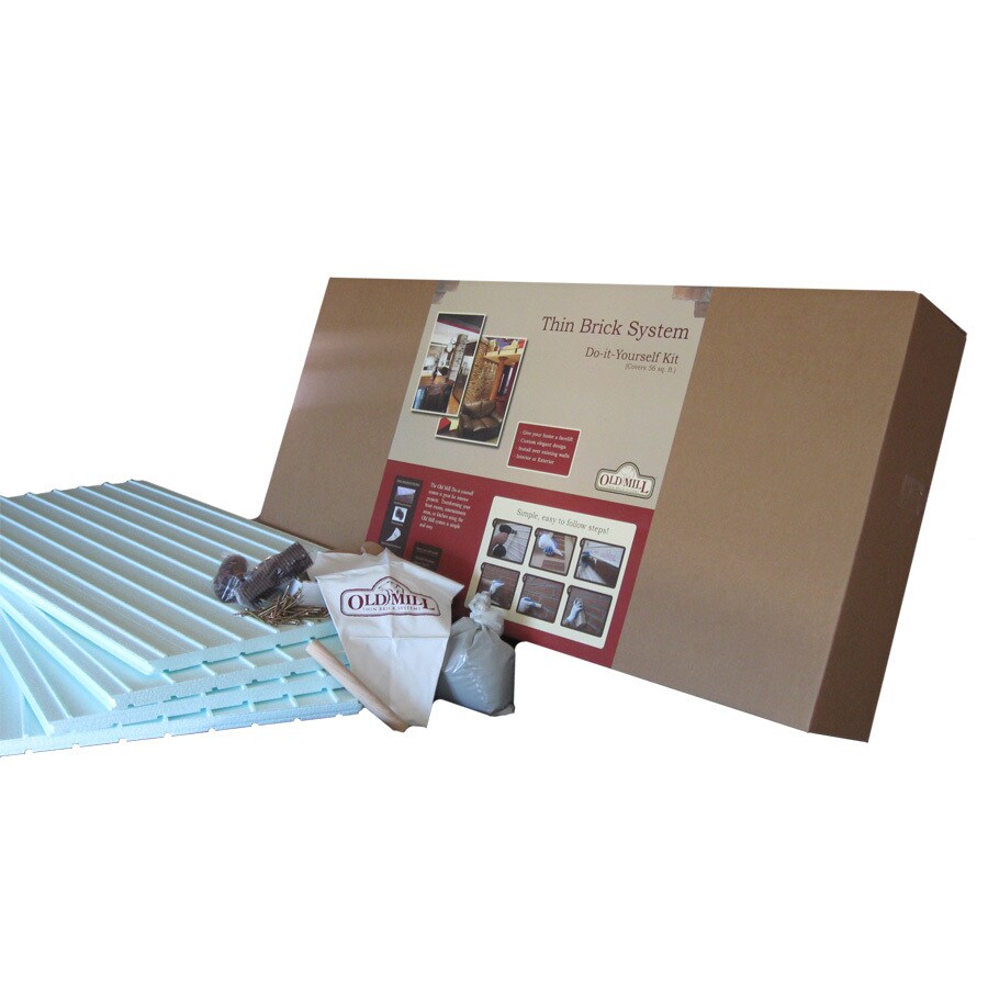 Old Mill Thin Brick Systems Old Mill Brick Veneer Installation Kit at