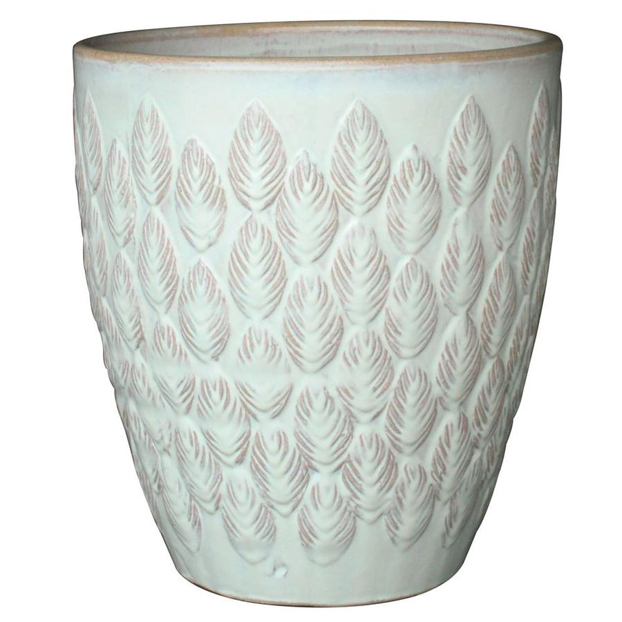 18in H x 16in W x 16in D Sand Drift Fiberglass Indoor/Outdoor Urn at