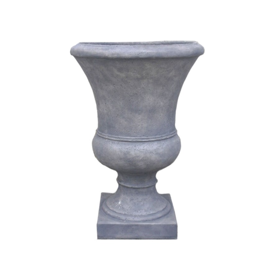 Allen + roth 18in x 26in Concrete Fiberglass Urn at