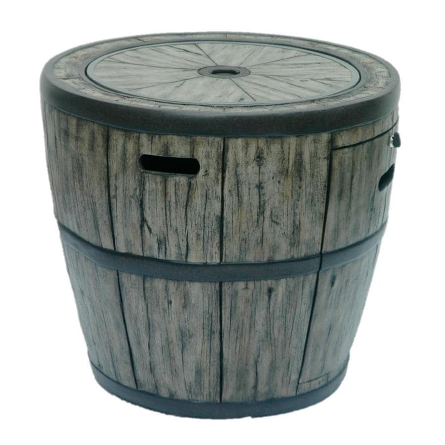 Global Outdoors 27.36in W 50000BTU Brown Tabletop Composite Propane