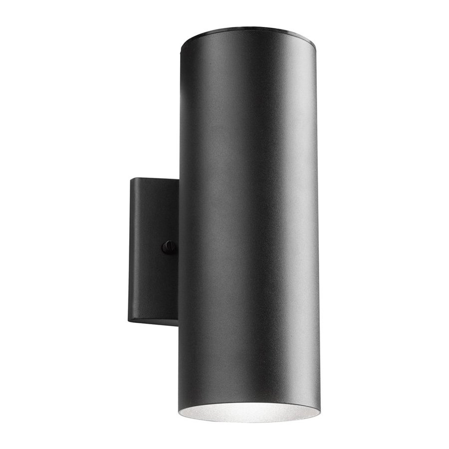 Kichler 12in H Textured Black LED Outdoor Wall Light in the Outdoor