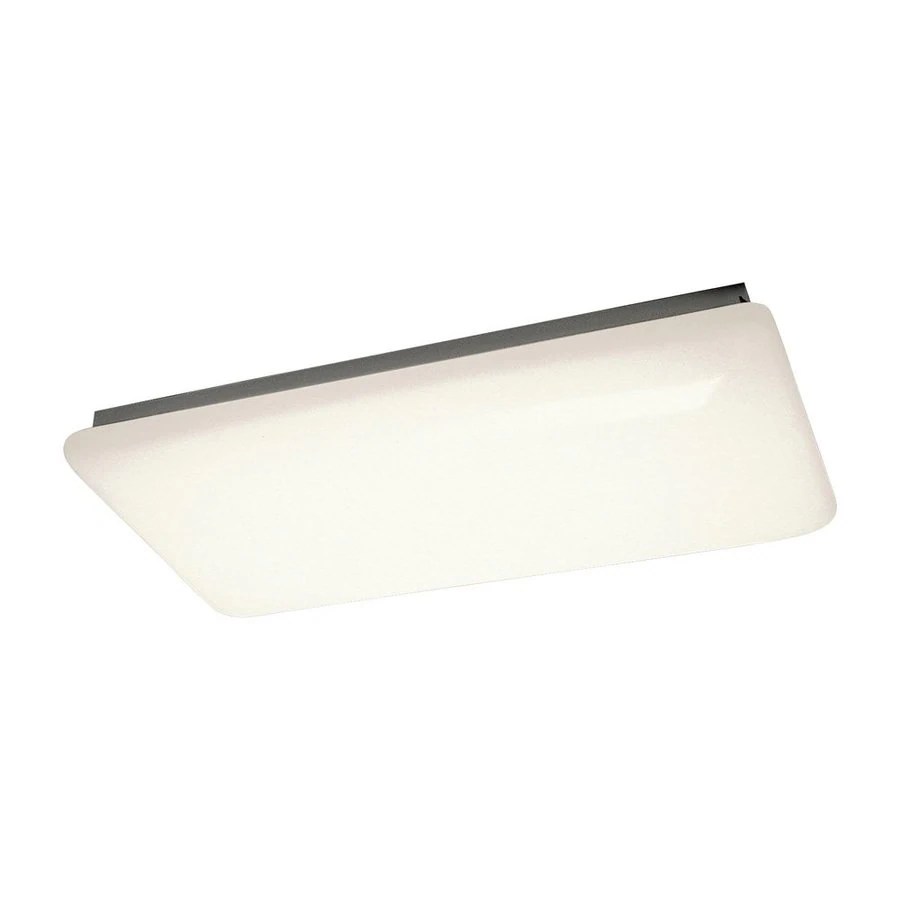 Kichler White Acrylic Flush Mount Fluorescent Light 4ft