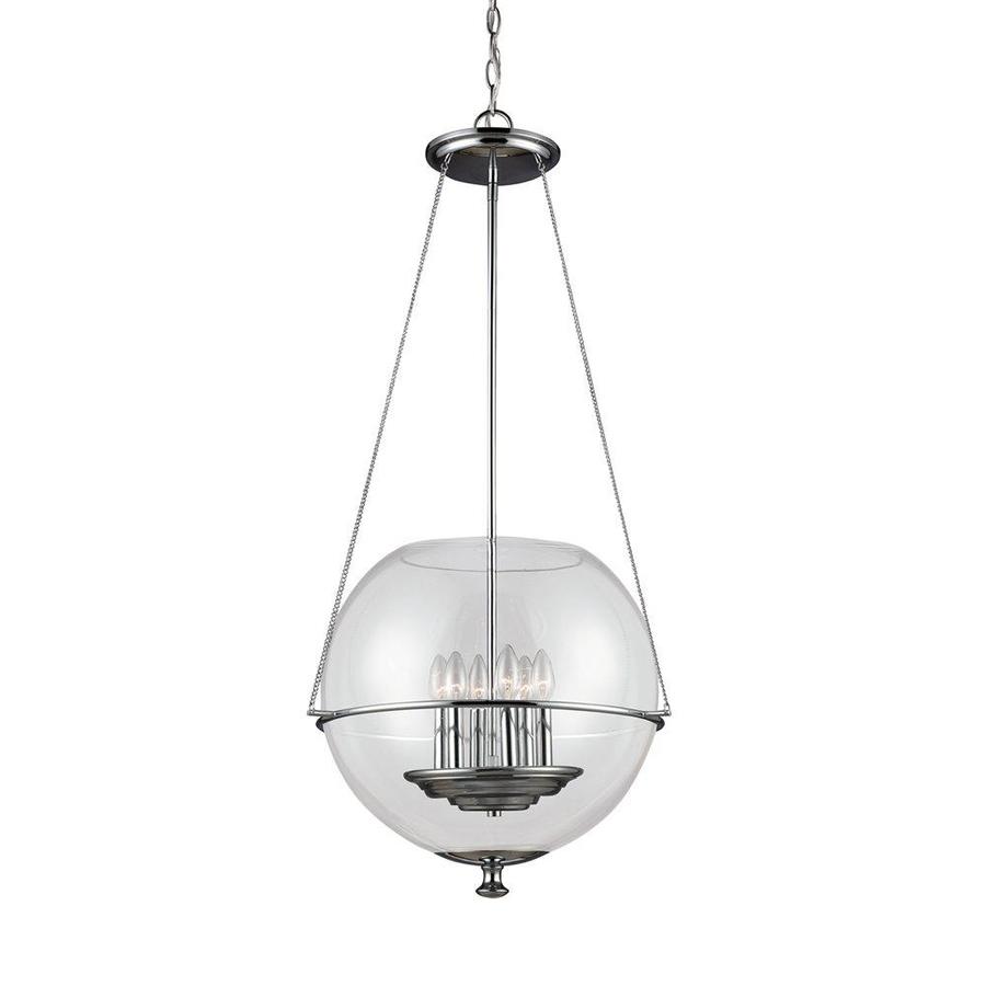 Shop Sea Gull Lighting Havenwood 21in Chrome Vintage Single Clear