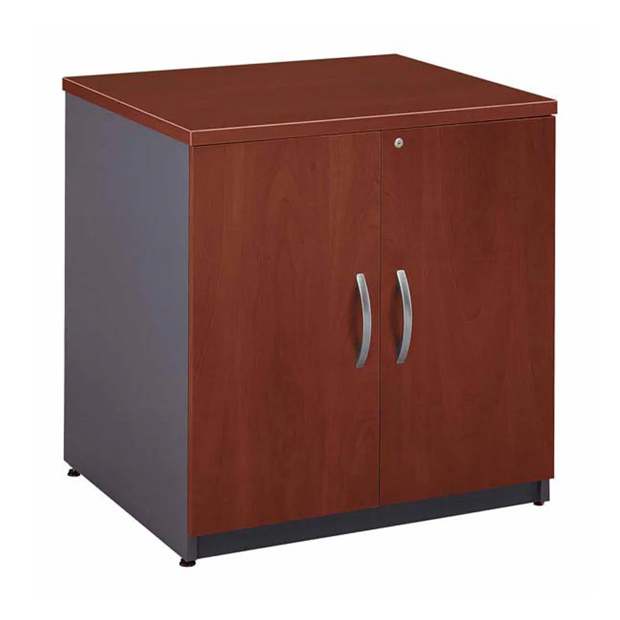 Bush Business Furniture Hansen Cherry/Graphite Gray 1Shelf Office