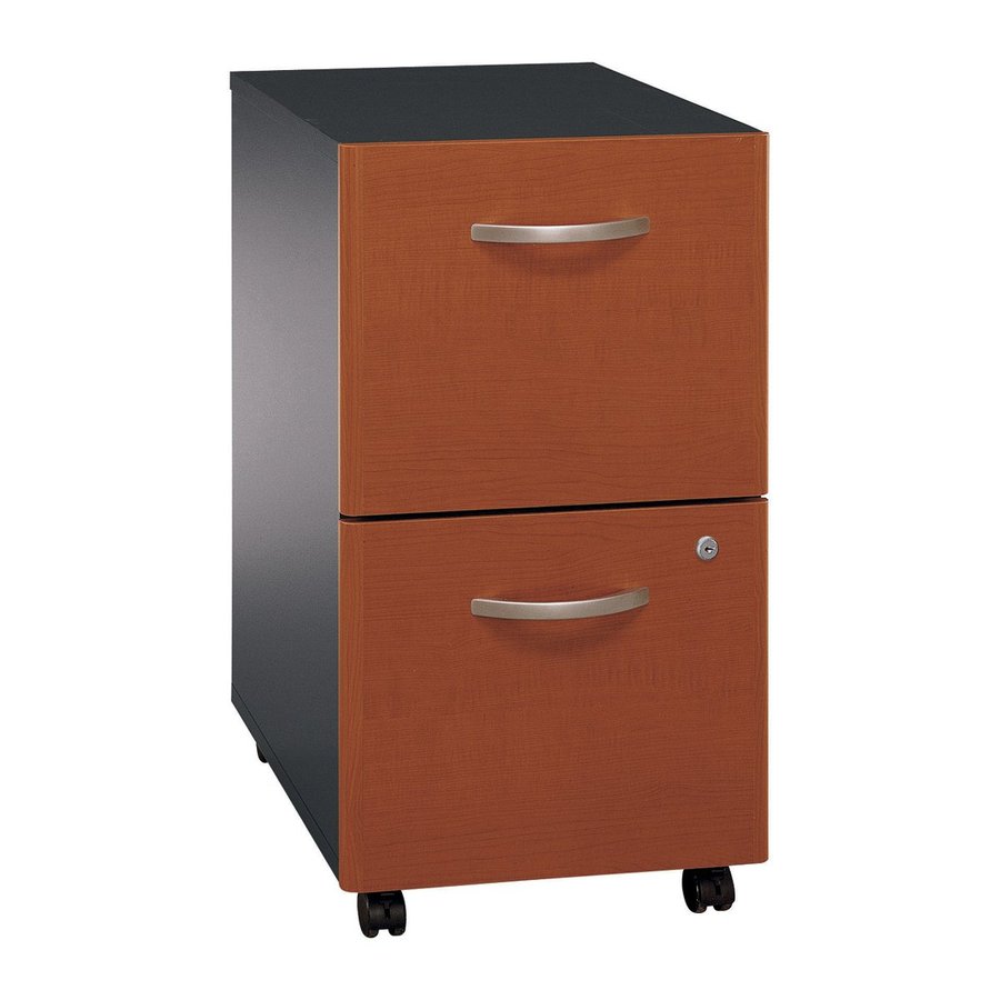 Bush Business Furniture Auburn maple/graphite gray 2Drawer File at