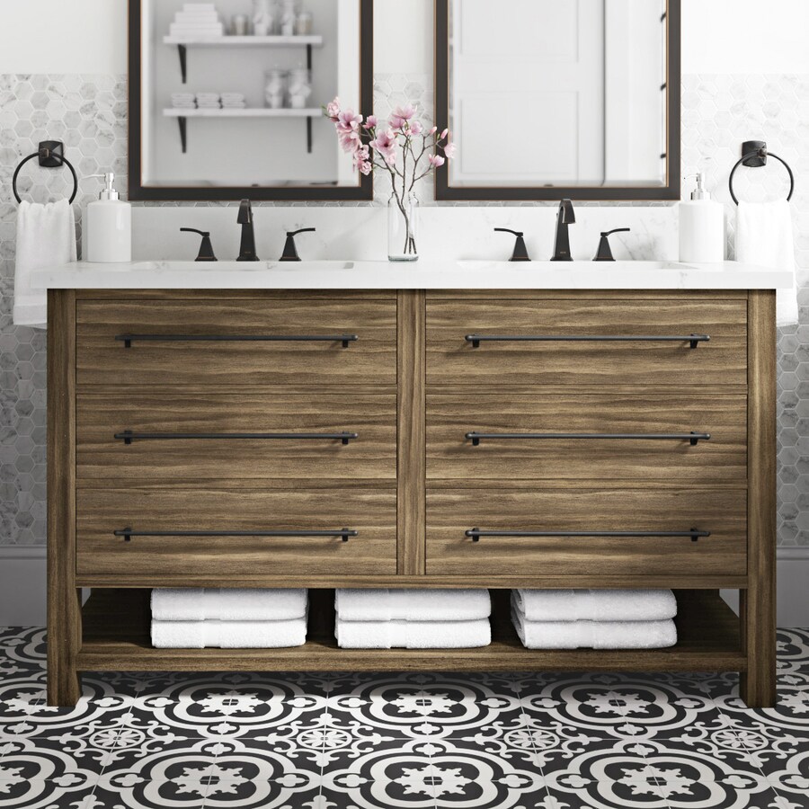 Shop allen + roth Kennilton Bathroom Collection at