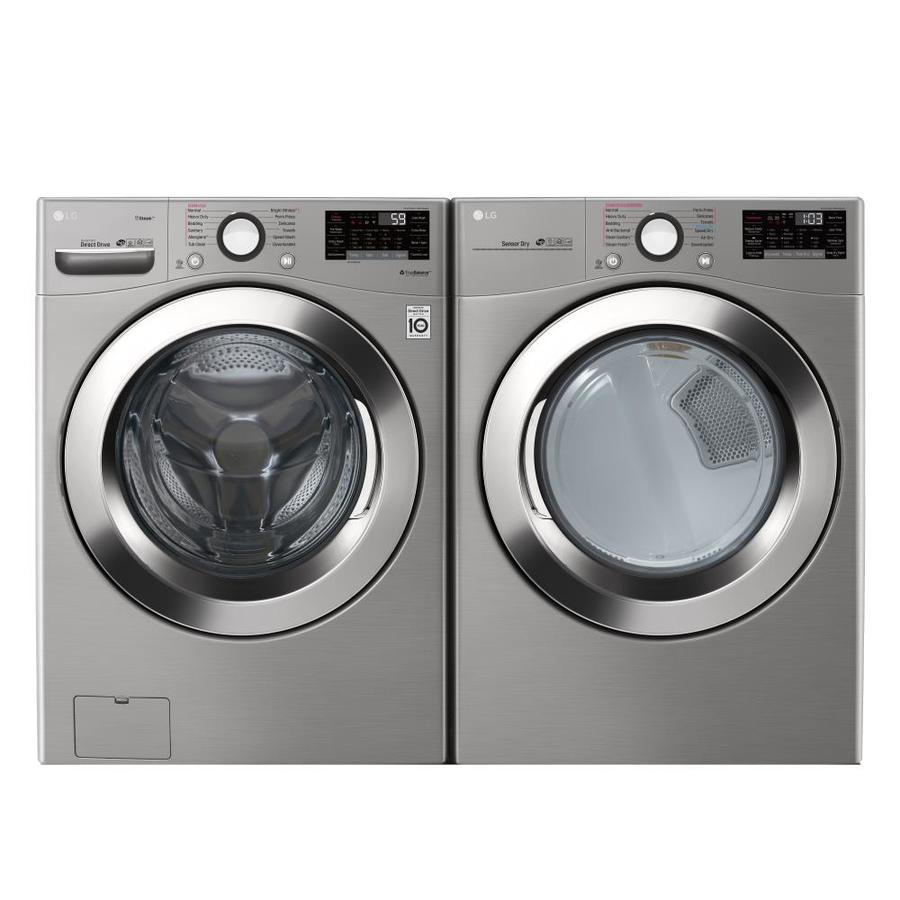 Shop LG Steam Graphite FrontLoad Washer & Electric Dryer Set at