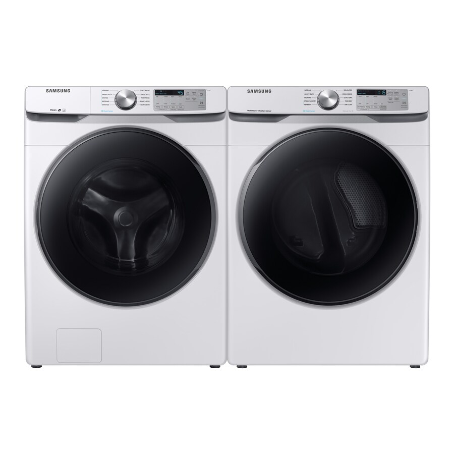Shop Samsung FrontLoad Washer & Gas Dryer Set with Steam and Smart