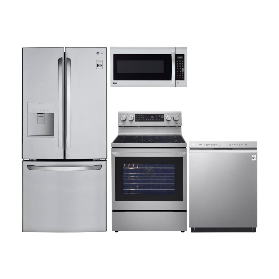 Shop LG French Door Refrigerator & Electric Range Suite at