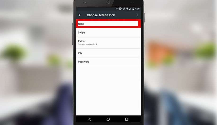 How to disable Android Lock Screen Mobile Internist