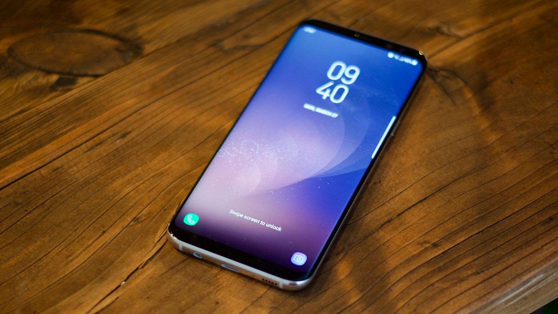 Tip How to change stack up clock format on Samsung Galaxy S8 lock