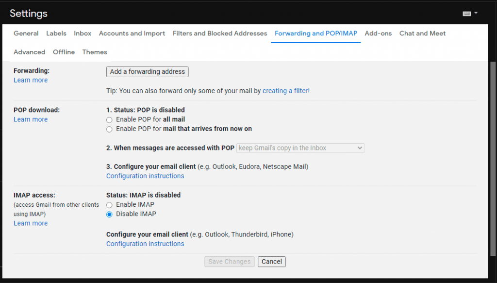 Fix Gmail messages are missing Mobile Internist