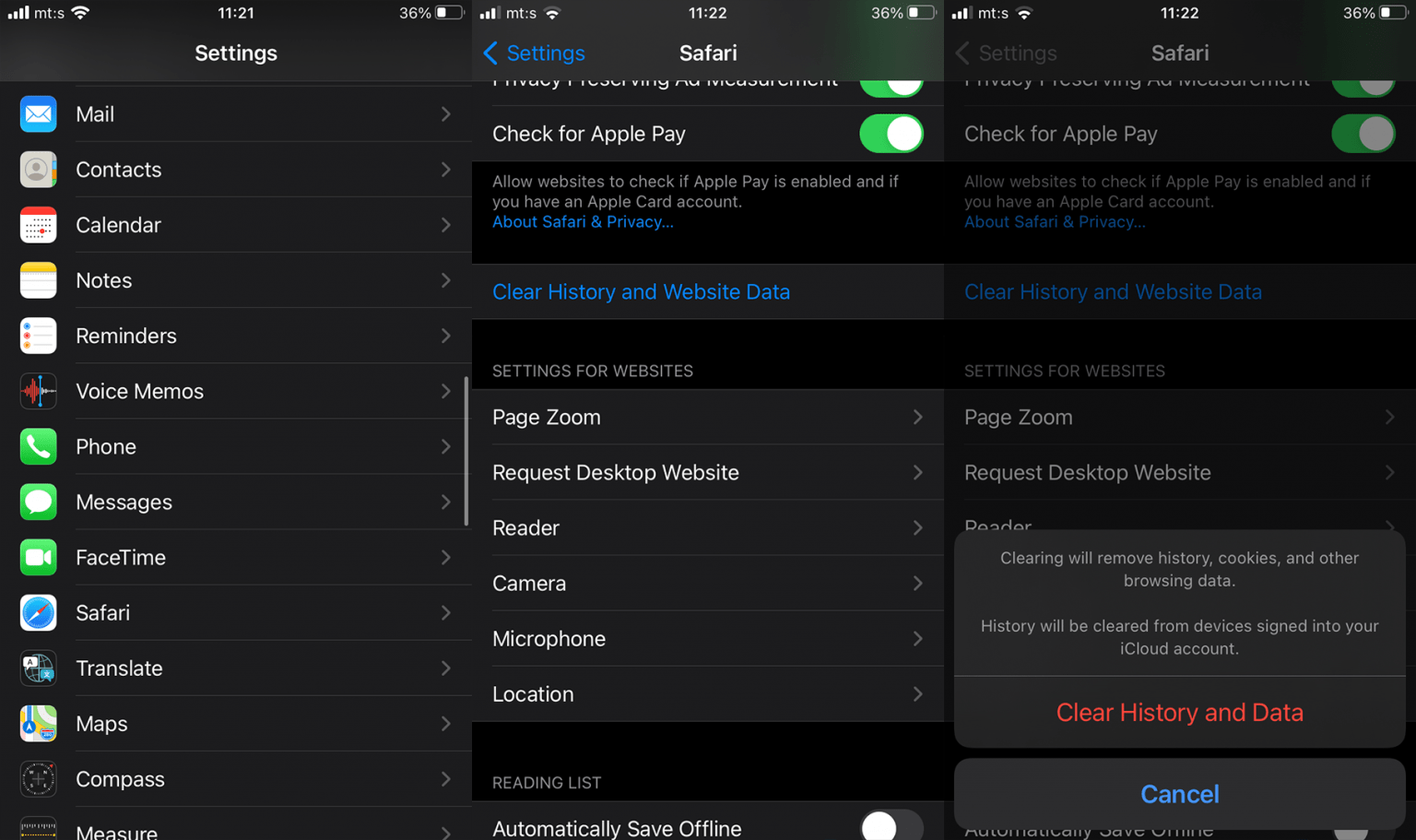 How to clear Safari cache and cookies on iPhone or iPad