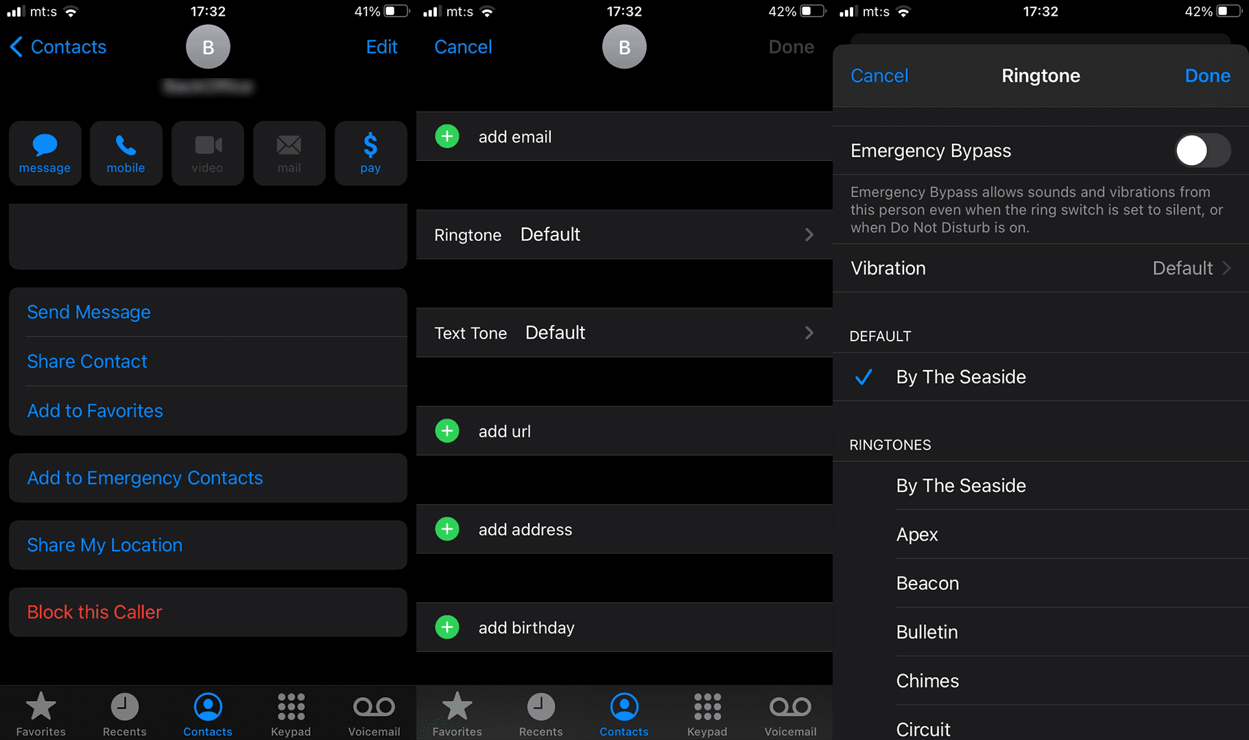 How to make certain contacts ring on silent iPhone Mobile Internist