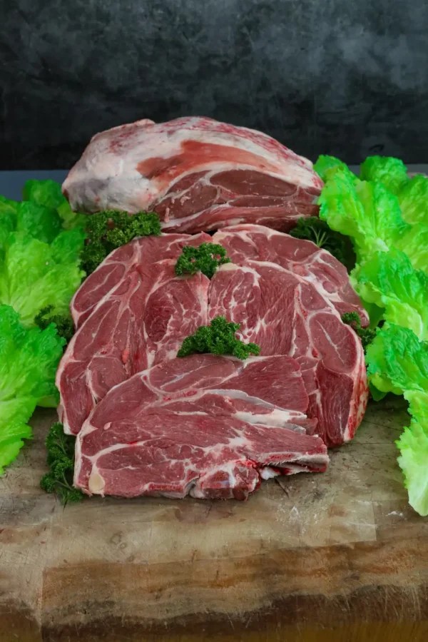 Fresh Half Lamb Meat Selection Mobile Lamb Van