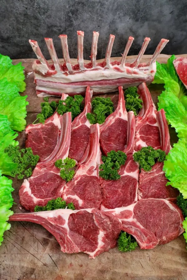 Fresh Whole Lamb Meat Selection Mobile Lamb Van