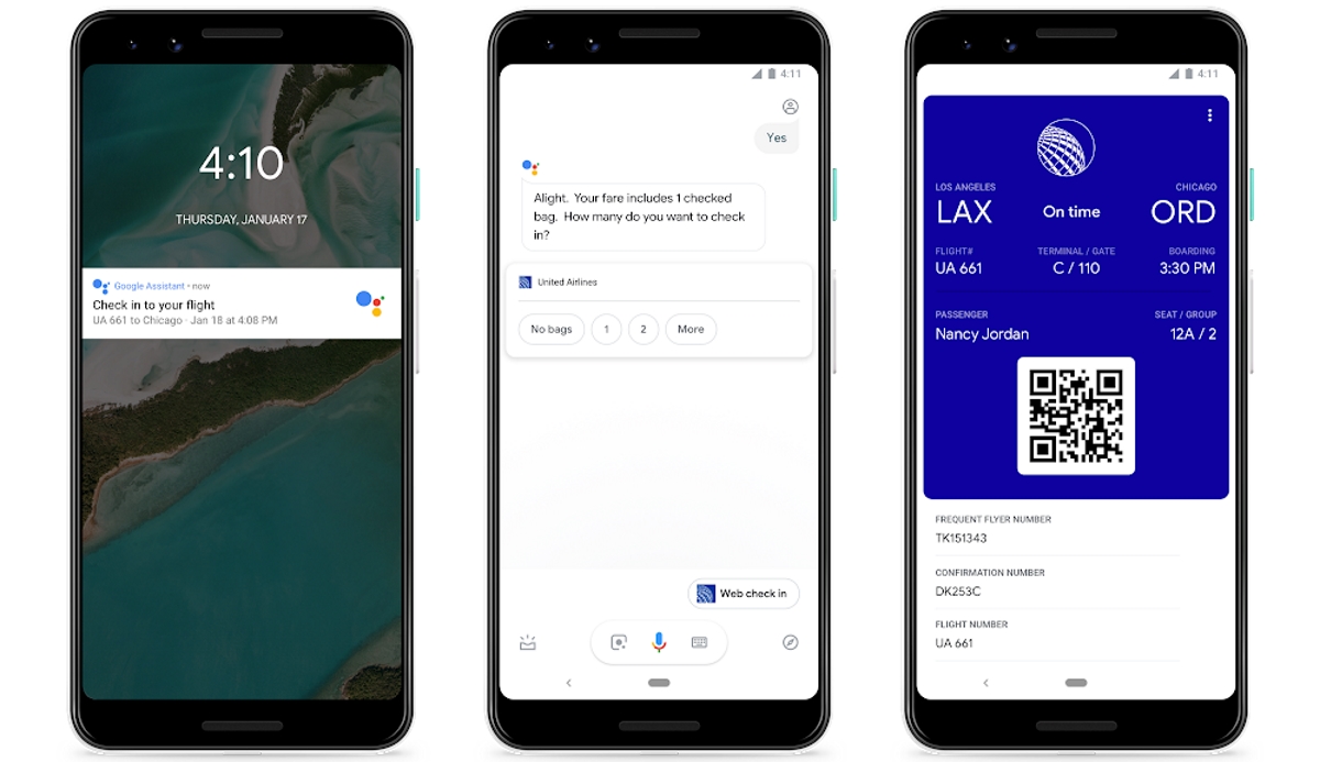 Now you can checkin for flights and book hotels via Google Assistant