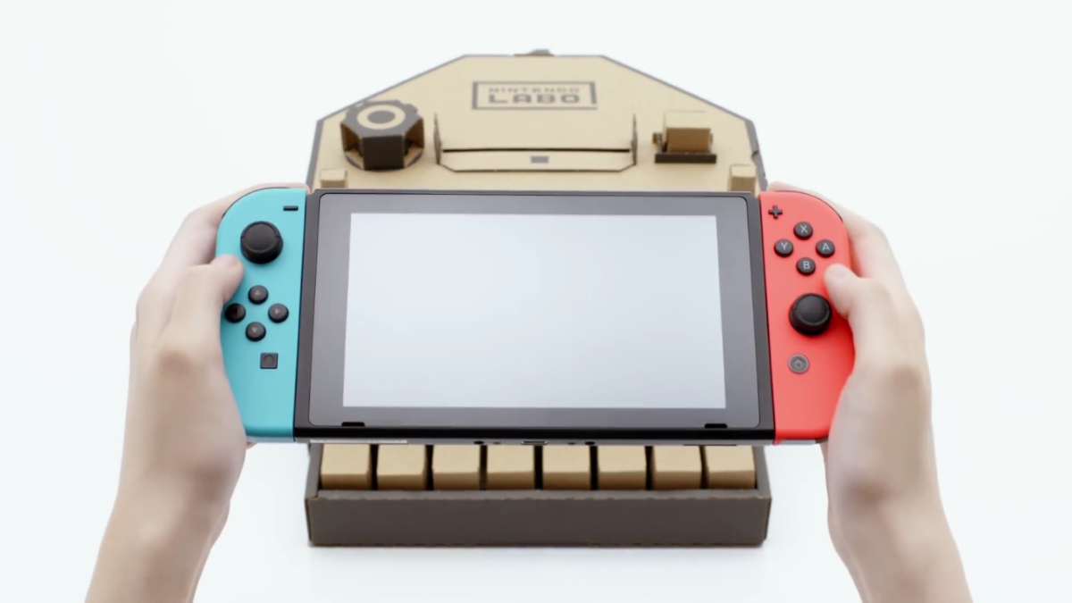 Nintendo introduces DIY cardboard interactive toys for the Switch