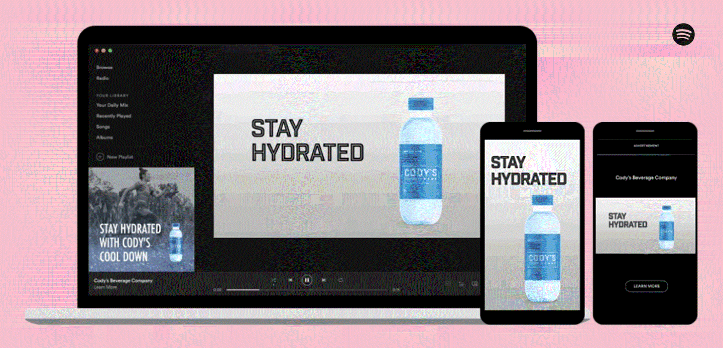 Spotify rolls out video advertising on its Ad Studio selfserve ad