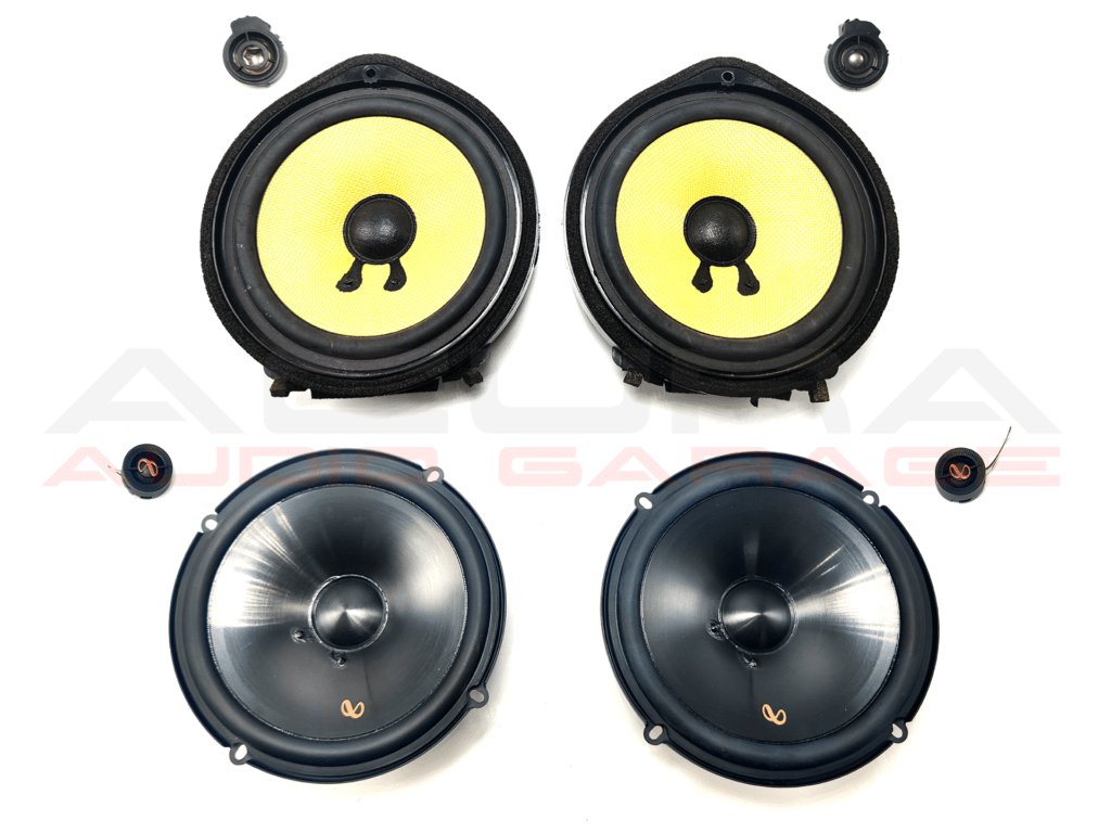 Acura Front Door 6.5 Component Speaker Set Infinity 2OHM Mobile Max