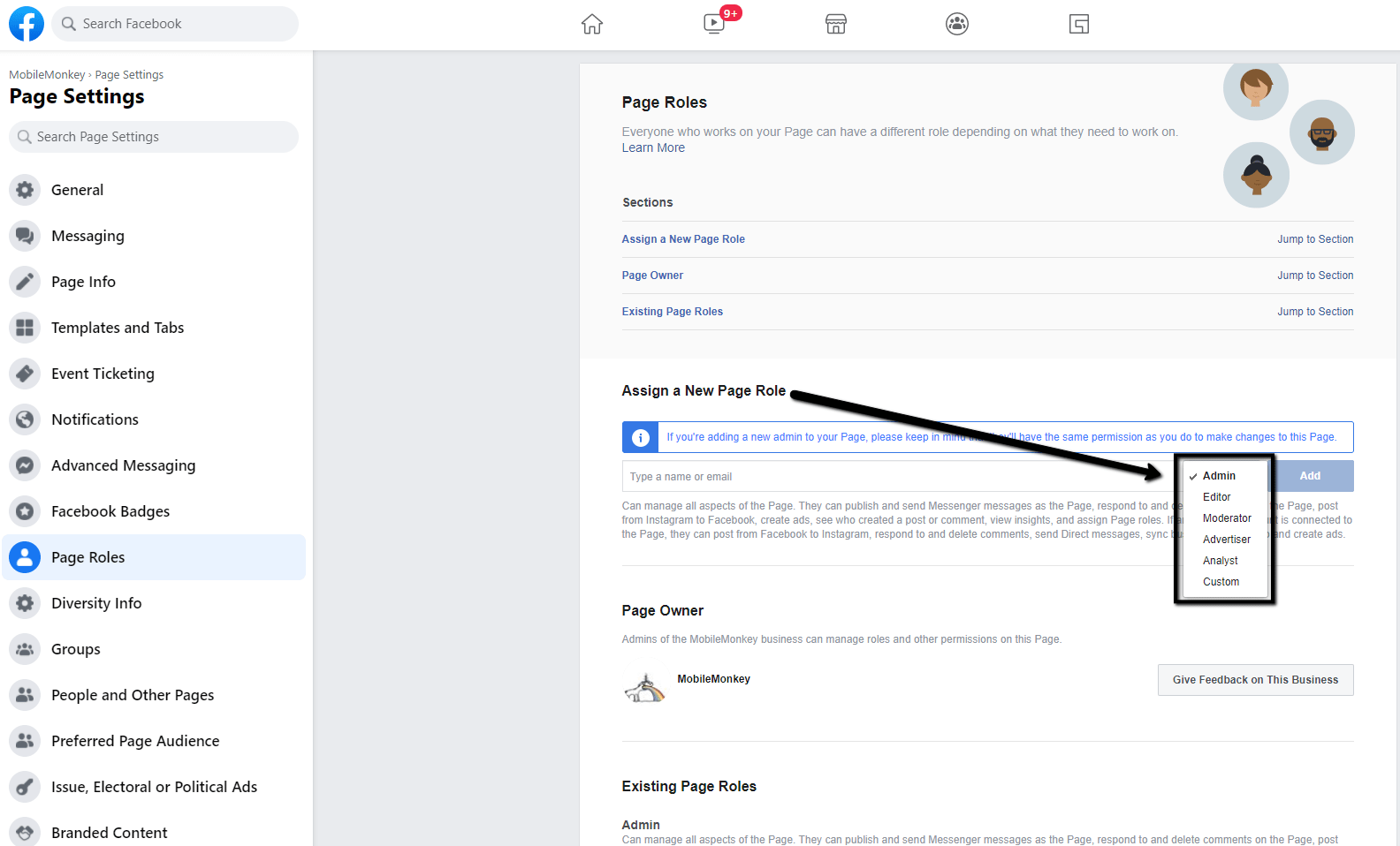 How to Edit Facebook Page Admin Roles and Change Managers