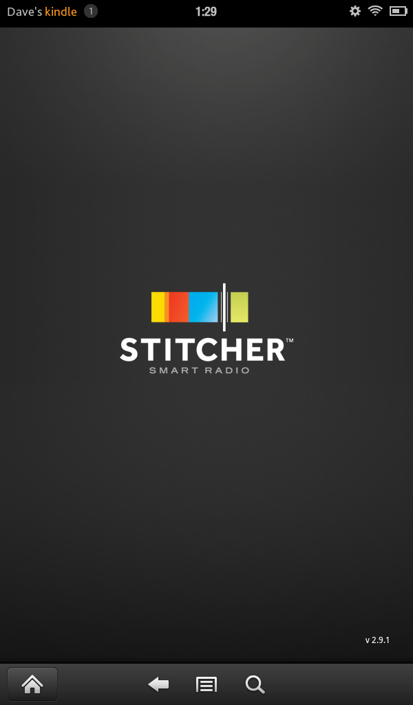 Review Stitcher Radio and Podcast App for Kindle Fire