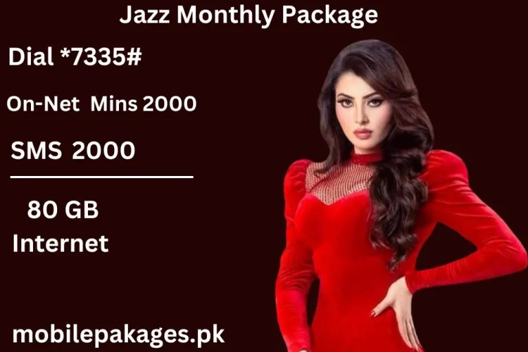 Jazz Monthly Social for 30 Days Latest Price, Code mobilepakages