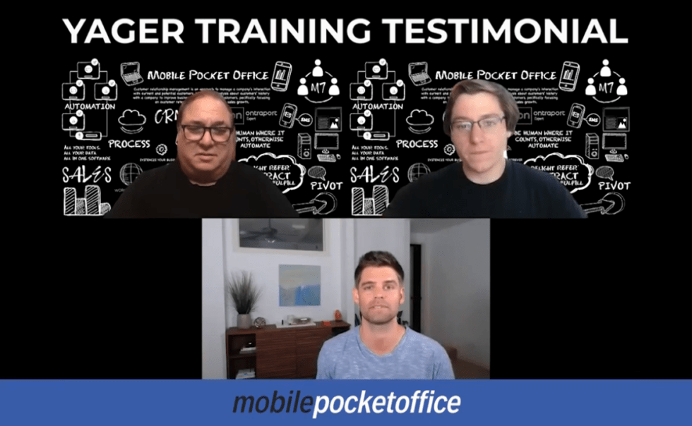 Yager Training Testimonial Mobile Pocket Office