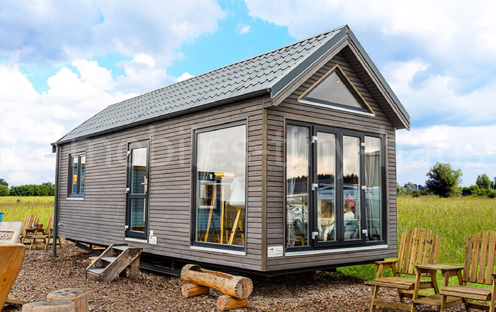 Mobile Tiny Houses und mobile Chalets Mobiles Tiny House