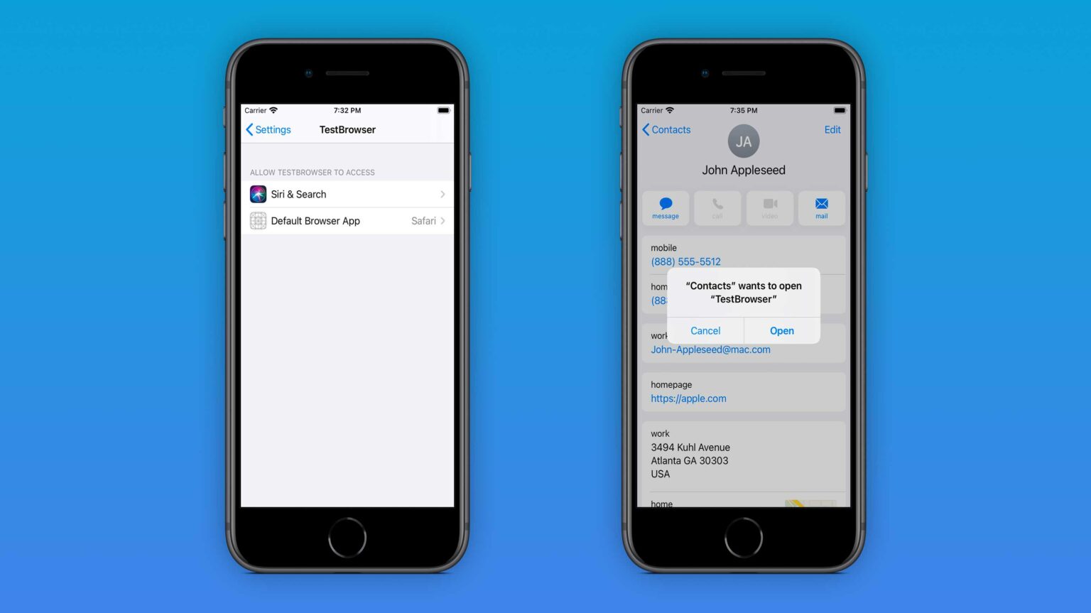 Apple fixes iOS 14 default mail and browser issue