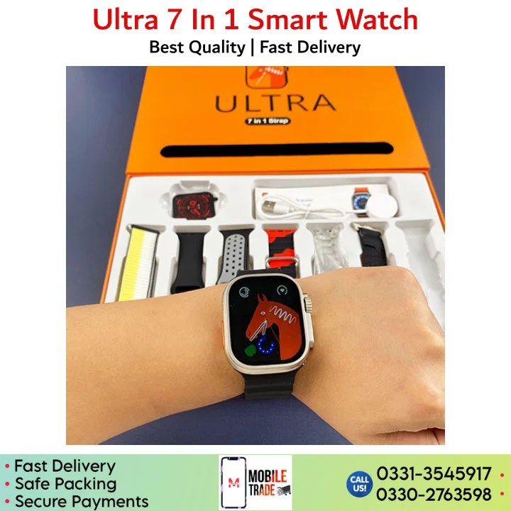 Ultra 7 in 1 Smart Watch For Sale! Very Cheap Price