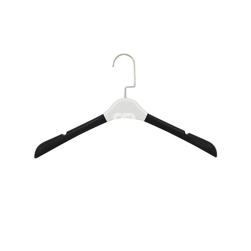 White plastic clothes hanger 38cm