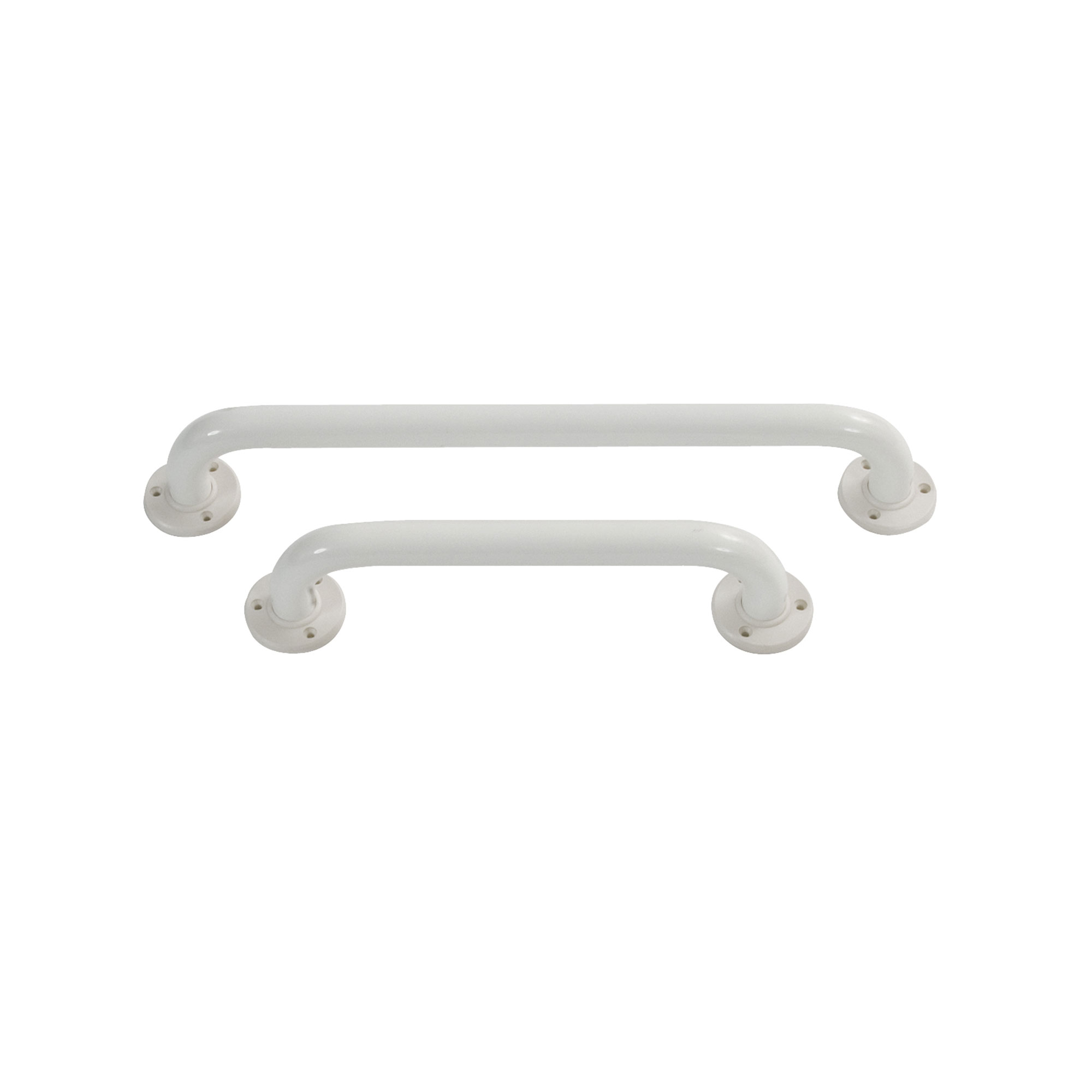 4255 Range White Coated Aluminium Deluxe Grab Bar Mobility Care Center