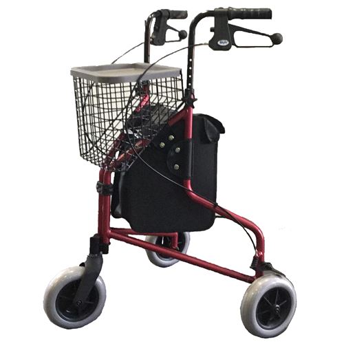 Basket and Tray For Days Tri Walker Mobility Aids & More
