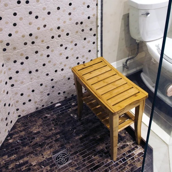 Bamboo Shower Bench Mobilease Mobility Inc