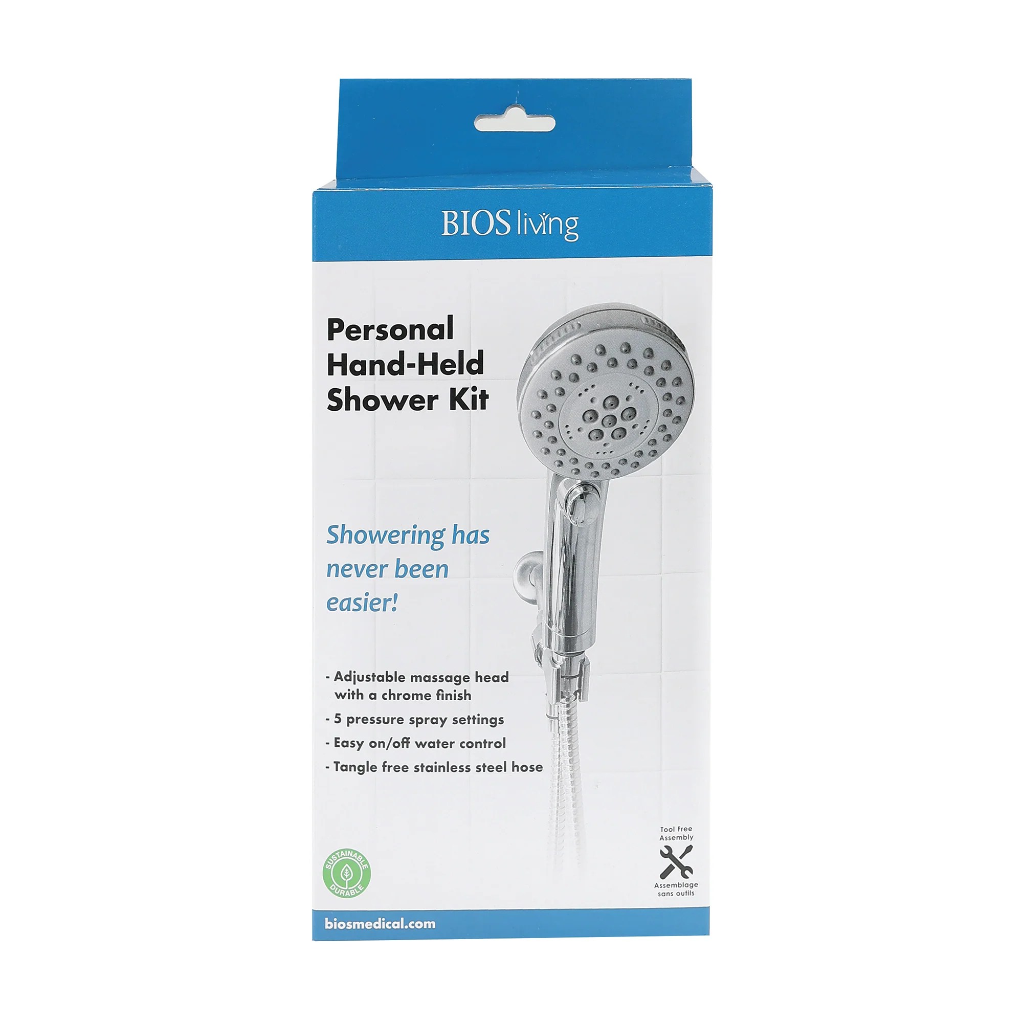 Personal HandHeld Shower Kit Mobilease Mobility Inc