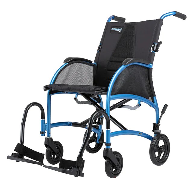 Strongback Excursion 8 Folding Transport Wheelchair — Mobility Nest