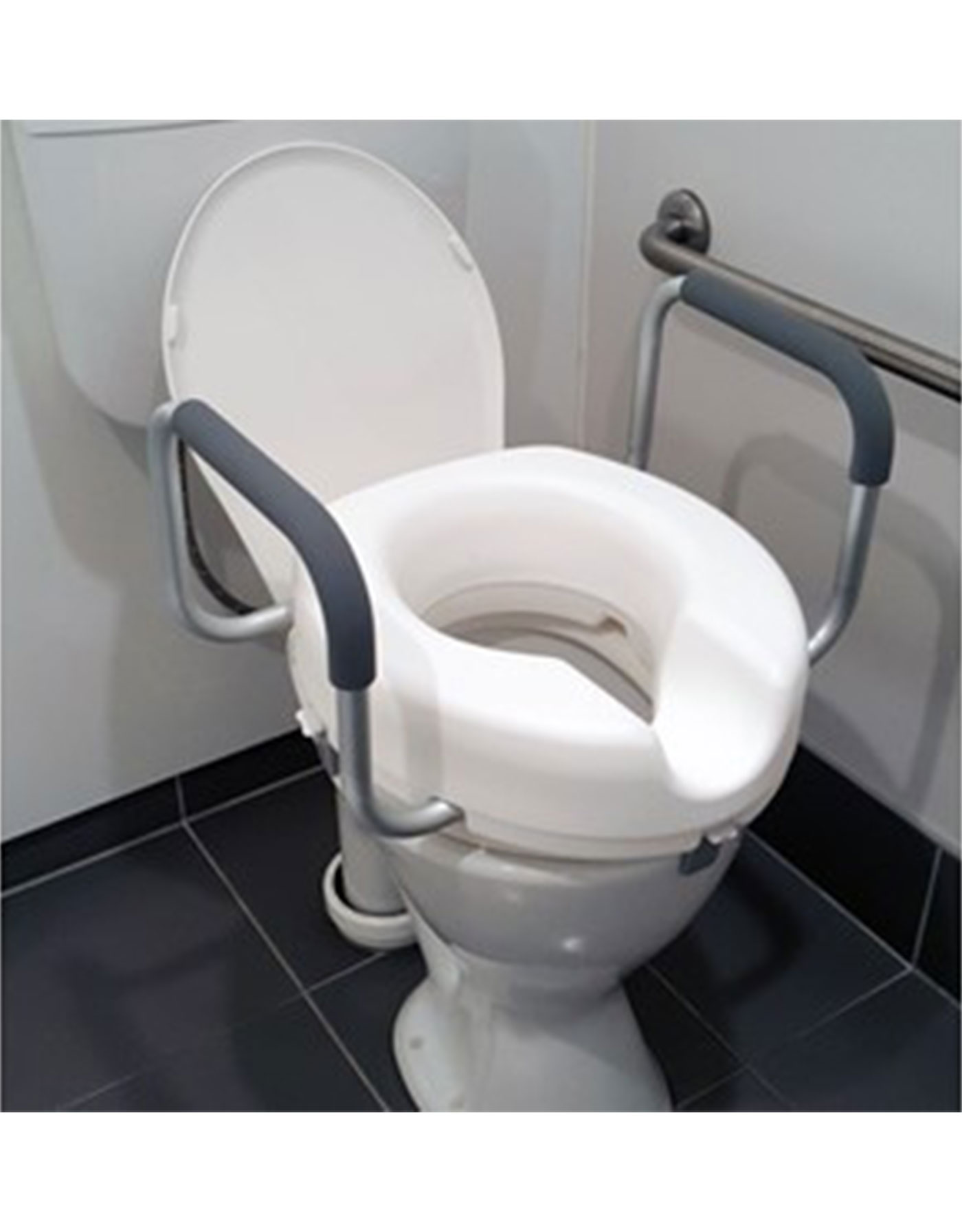 Raised Toilet Seat with Arms 2” Mobility Superstore