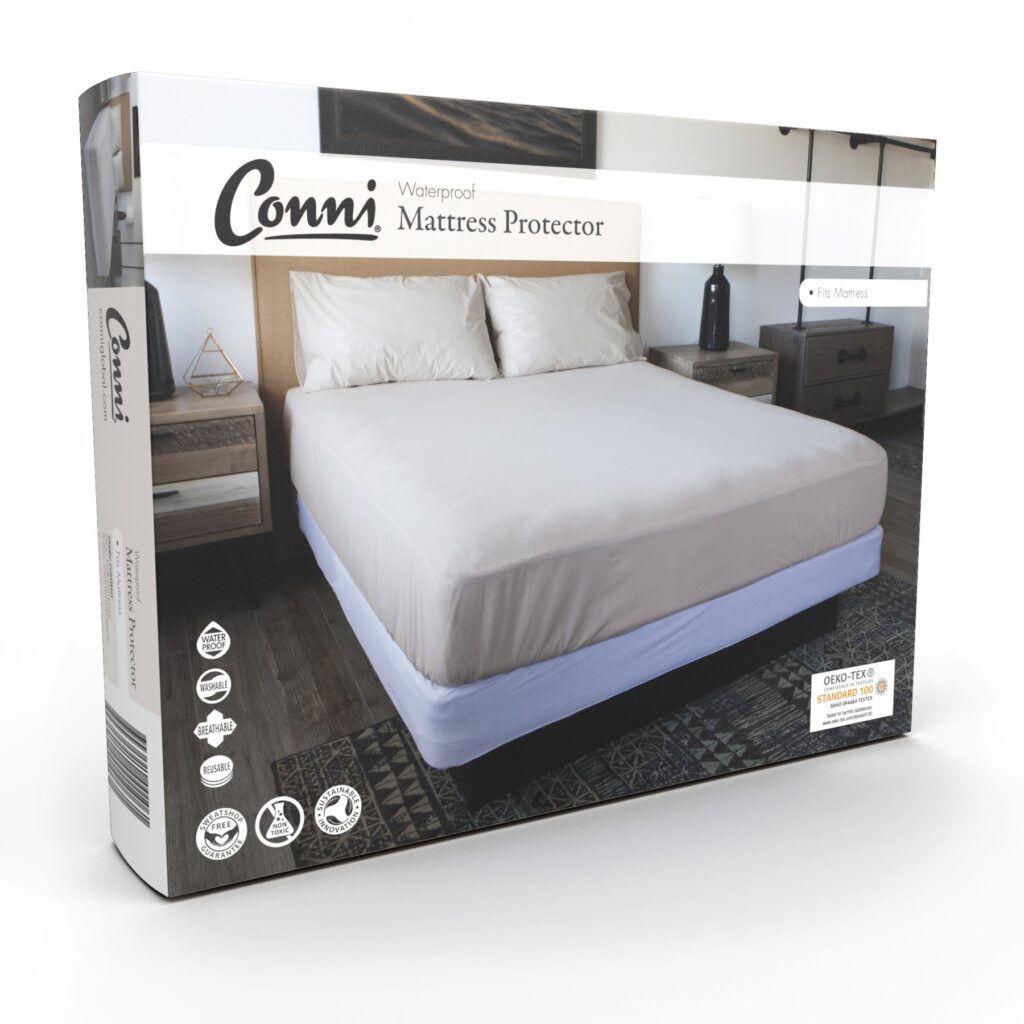 Conni Waterproof Mattress Protector Double Mobility Zone