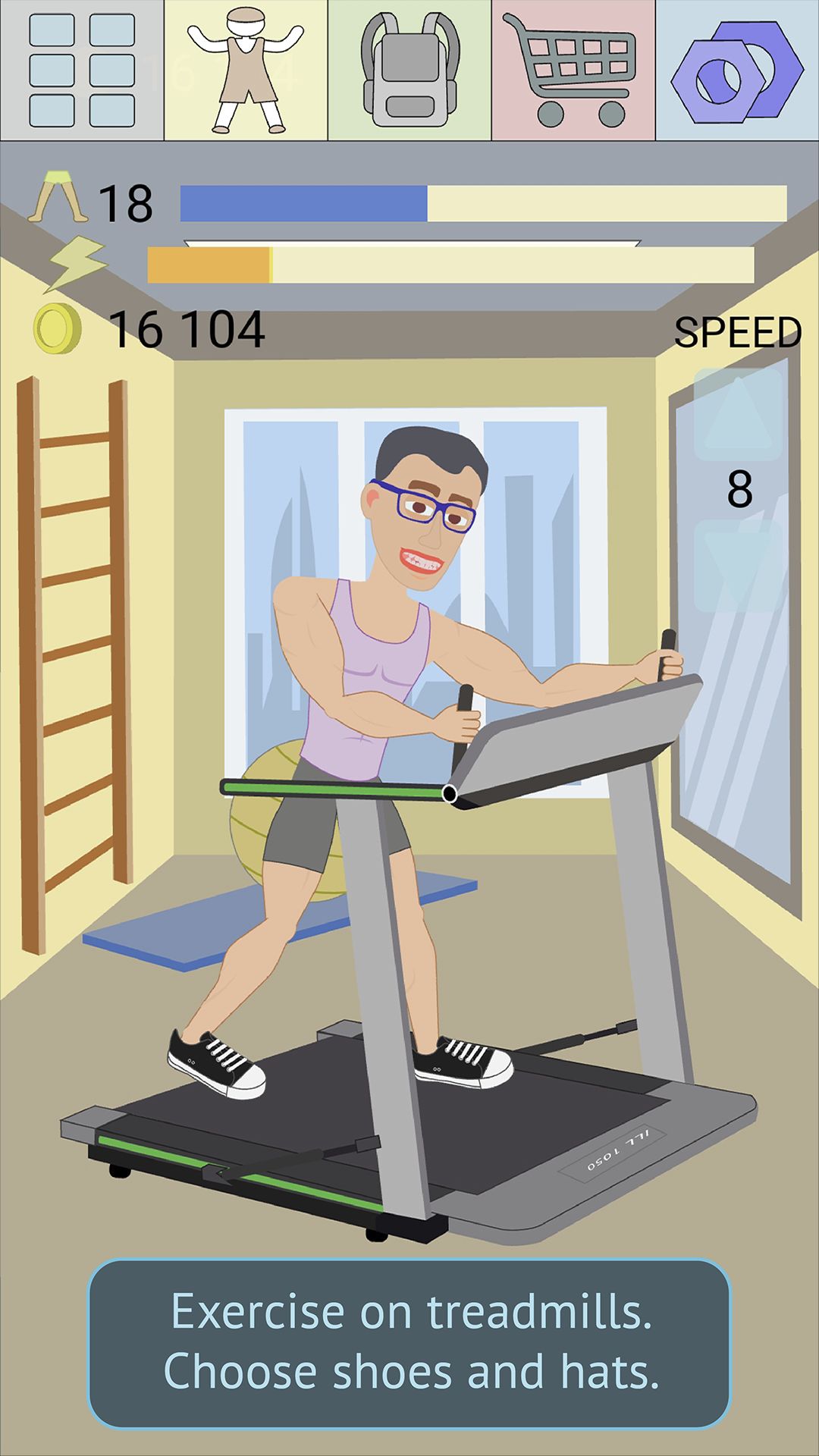 Download game Muscle clicker 2 RPG Gym game for Android free