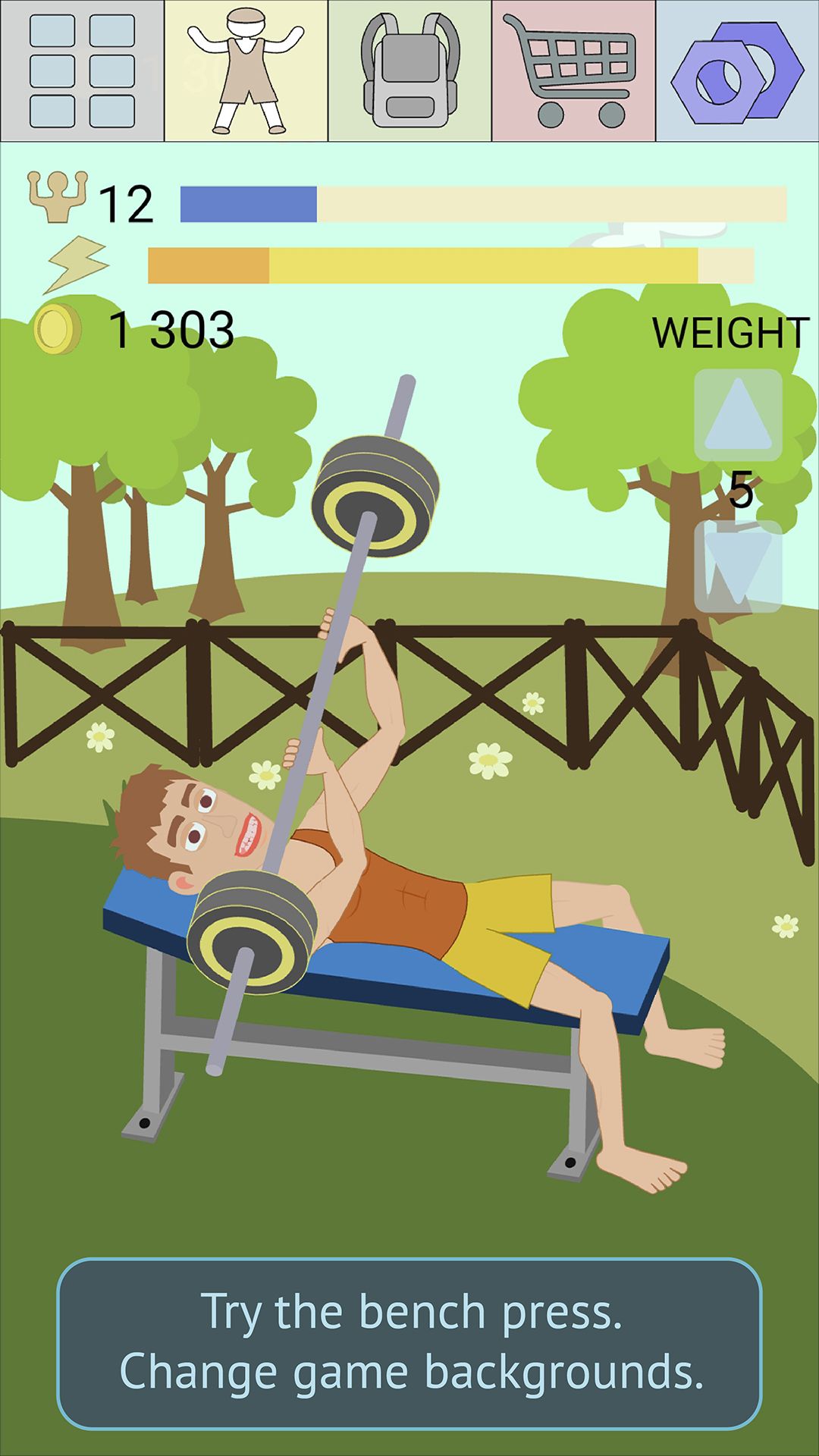 Download game Muscle clicker 2 RPG Gym game for Android free